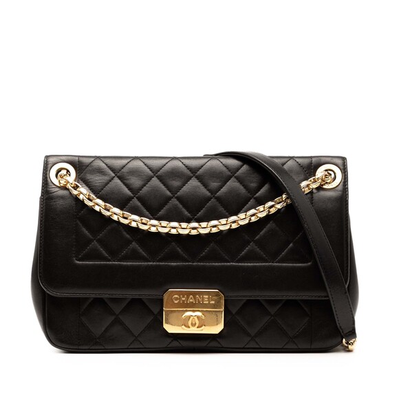 Chanel Handbags - Pre-Loved Chanel Large Lambskin Chic With Me Flap